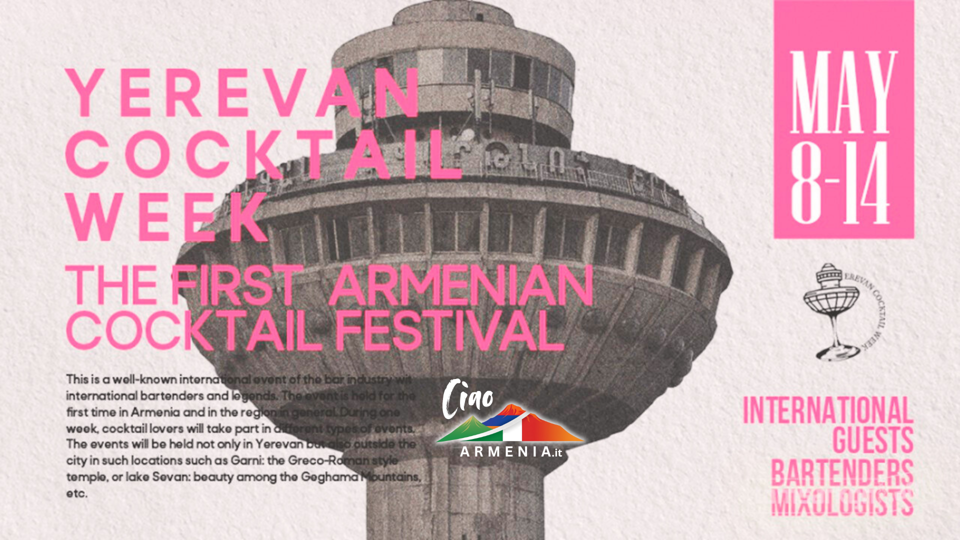 Scoprire l’Armenia attraverso i cocktail: la Yerevan Cocktail Week